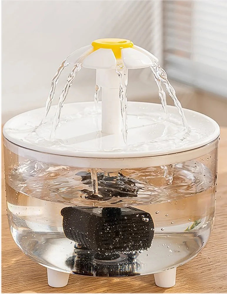 Automatic Pet Water Fountain for Cats and Dogs Large Capacity USB Powered Silent Operation Safe Food Grade PP Ideal Gift for Pet