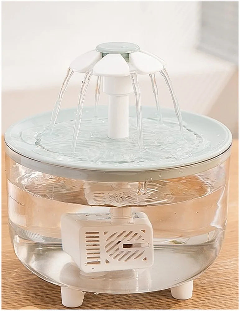 Automatic Pet Water Fountain for Cats and Dogs Large Capacity USB Powered Silent Operation Safe Food Grade PP Ideal Gift for Pet